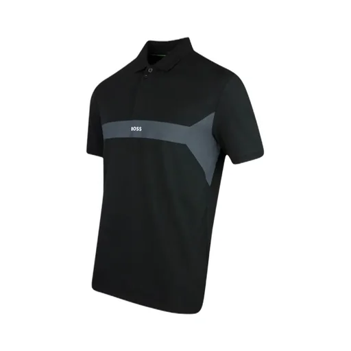 Colour-Block Short-Sleeved Polo Shirt