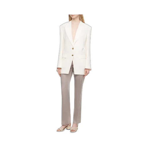 Slim-Fit Satin Trousers