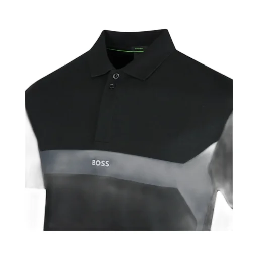 Colour-Block Short-Sleeved Polo Shirt
