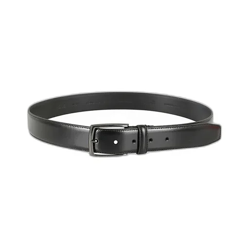 Buckle-Fastening Leather Belt