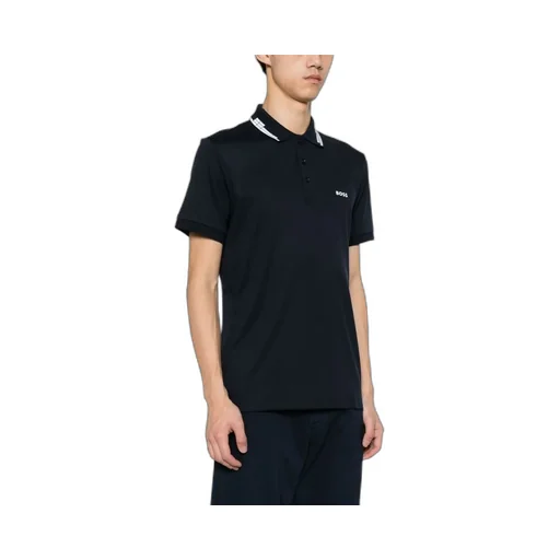 Collar Graphics Slim Fit Polo Shirt