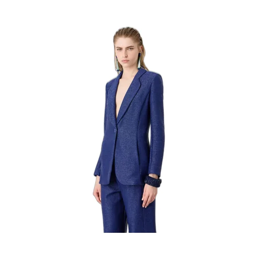 Patterned Jacquard Blazer