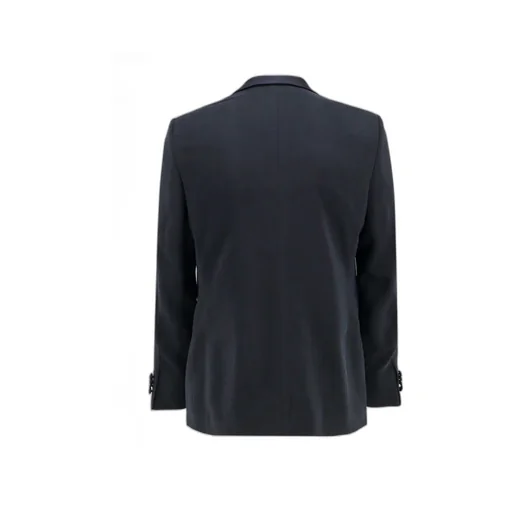 Single-Breasted Twill Blazer