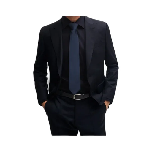 Single-Breasted Virgin Wool Suit