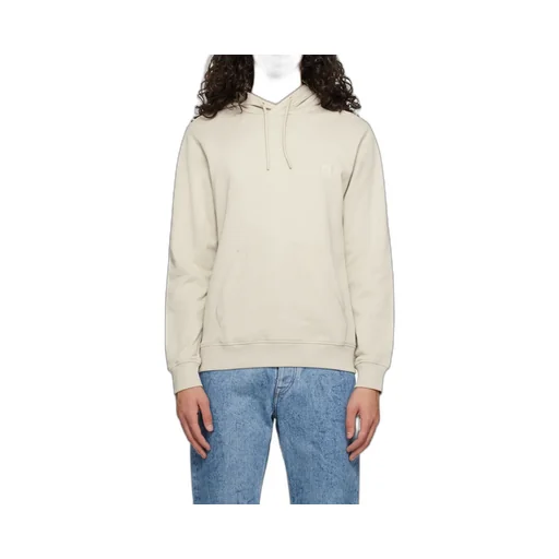 Logo Patch Drawstring Hoodie