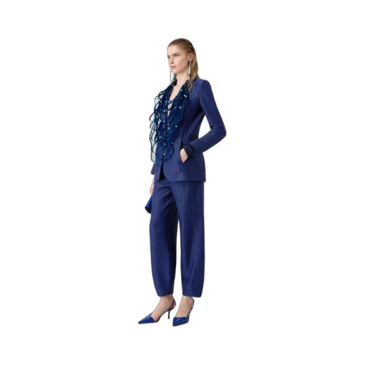 Patterned Jacquard Blazer