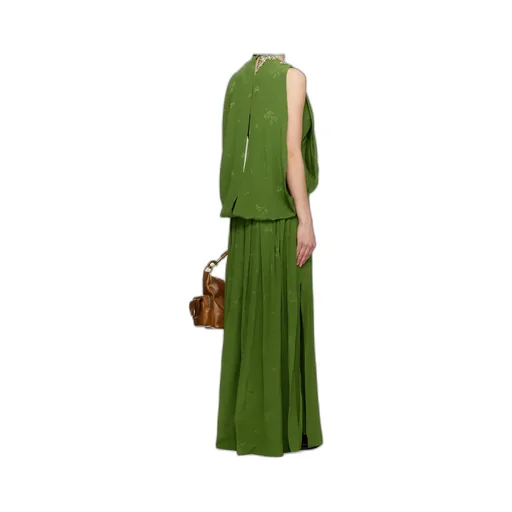 Sleeveless Drape Gown