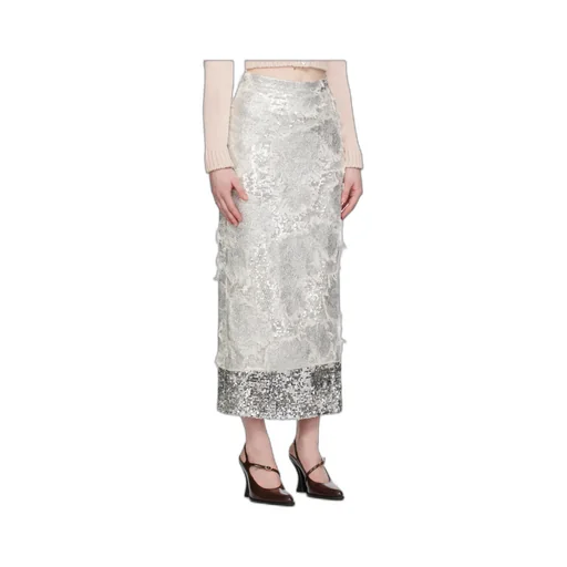 Layered Mid-Length Skirt