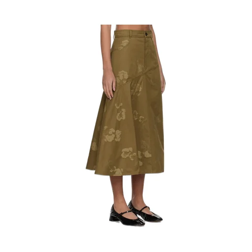 Drape Midi Skirt