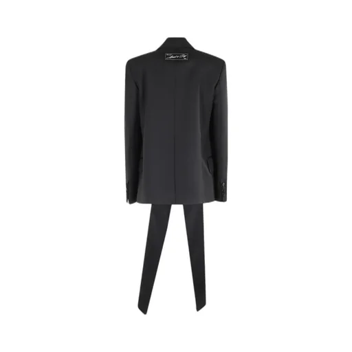 Drape-Detailed Blazer