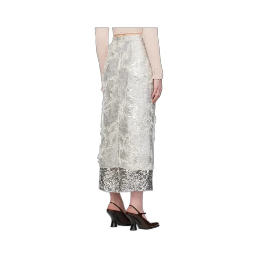 Layered Mid-Length Skirt