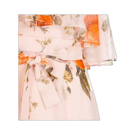 Floral-Print Silk Maxi Dress