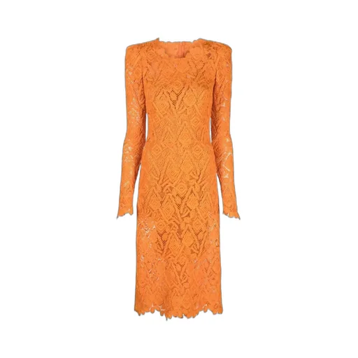 Macrame Lace Midi Dress