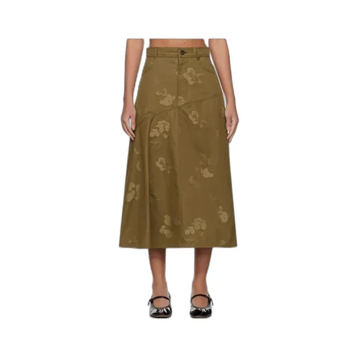 Drape Midi Skirt
