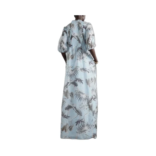 Short-Sleeved Round Neck Dress