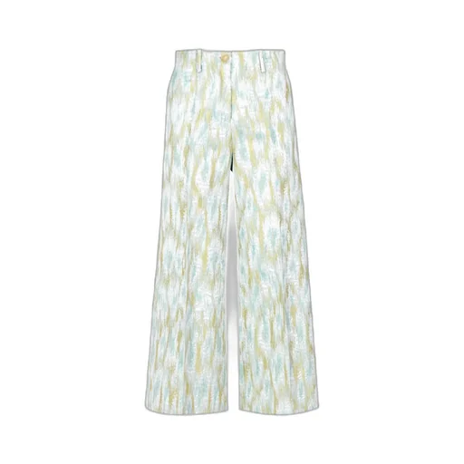 Wide-Leg Cropped Trousers