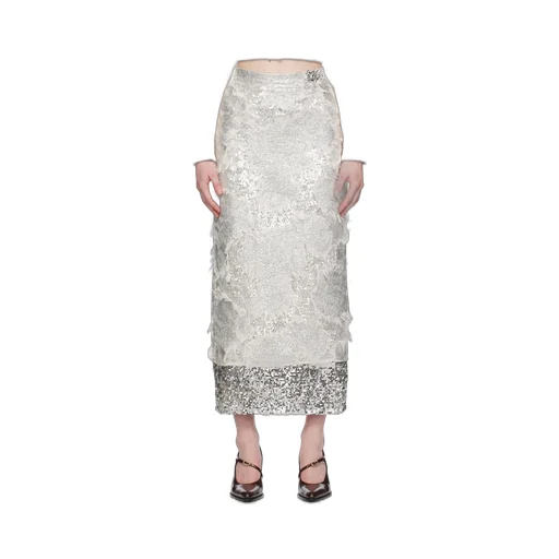 Layered Mid-Length Skirt
