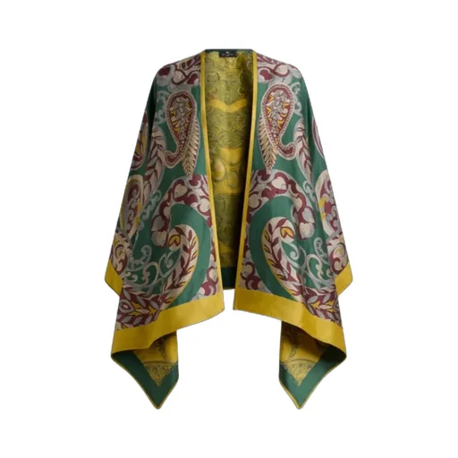 Paisley Motif Cape