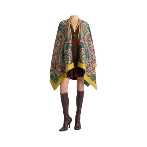 Paisley Motif Cape