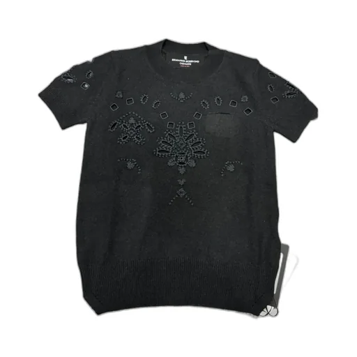 Round-Neck Short-Sleeved Sweater