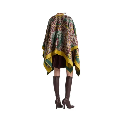 Paisley Motif Cape