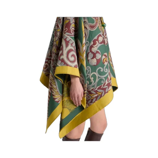 Paisley Motif Cape