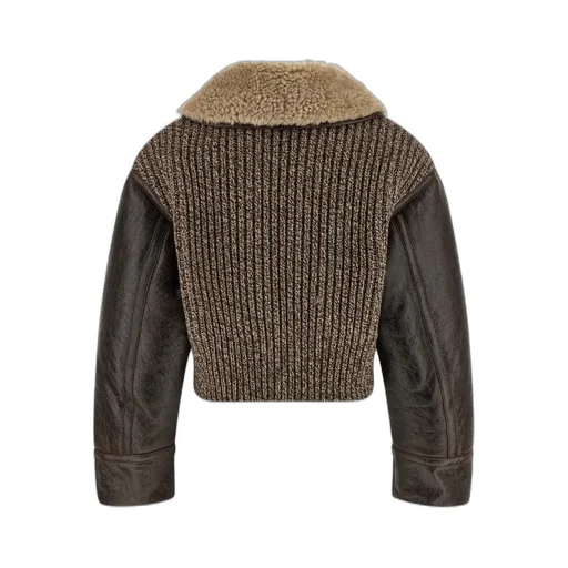 Cropped Leather Jacket