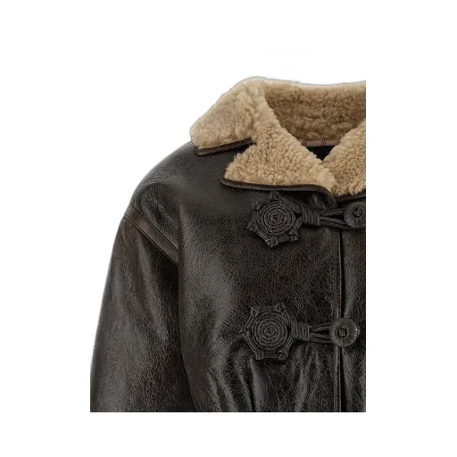 Cropped Leather Jacket