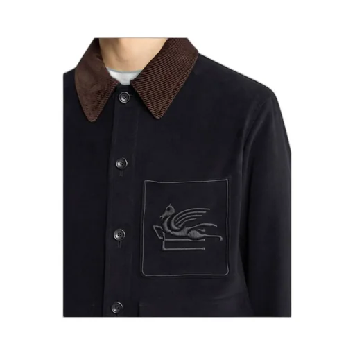 Cotton Jacket With Pegaso