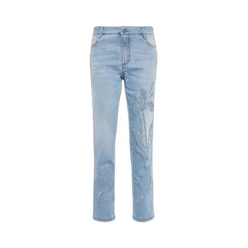 Mid-Rise Straight-Leg Jeans