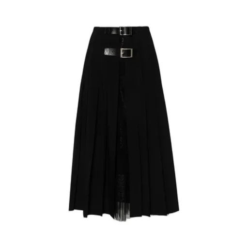 Pleated Midi Skirt