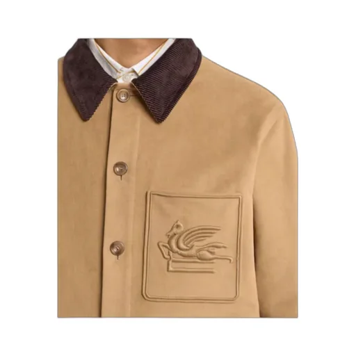 Cotton Jacket With Pegaso
