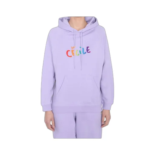 Logo Print Drawstring Hoodie