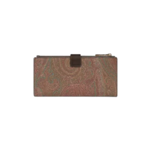 Paisley Zip-Up Wallet