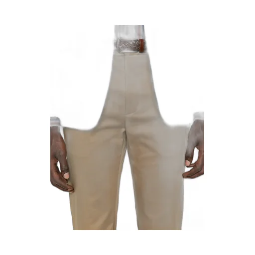 Raw-Edge Cotton Trousers