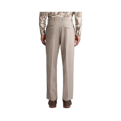 Slub Wool-Blend Trousers