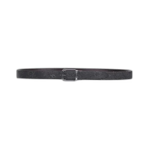 Reversible Arnica And Leather Belt