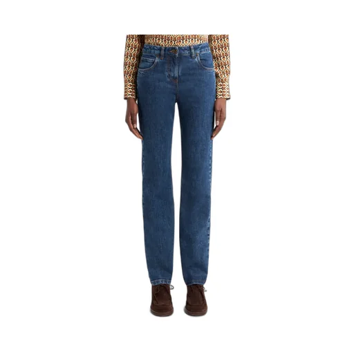 Jeans With Embroidered Rear Logo