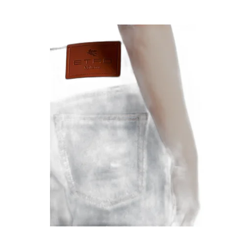Jeans With Embroidered Rear Logo