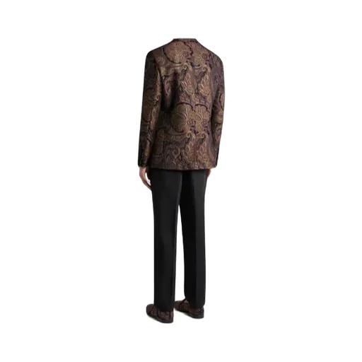 Paisley Jacquard Brocade Blazer