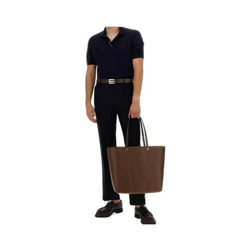 Pegasus Embroidered Short-Sleeved Polo Shirt