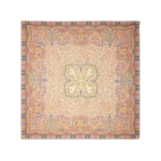 Printed Silk And Wool Shawl