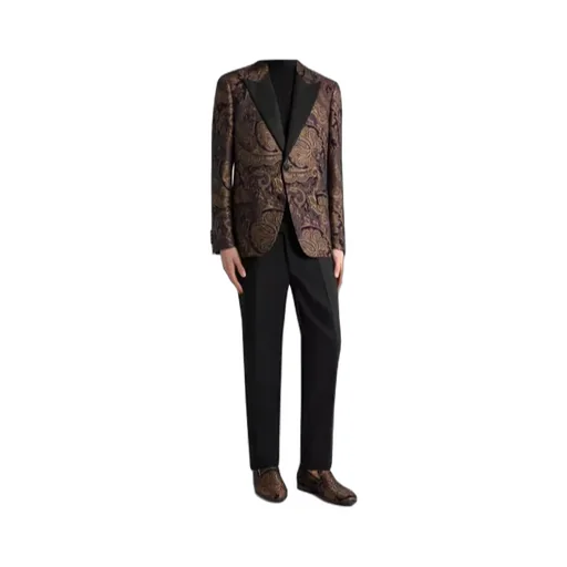 Paisley Jacquard Brocade Blazer