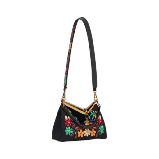 Medium Vela Bag With Flowers