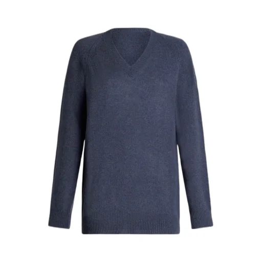 Long-Sleeved V-Neck Jumper