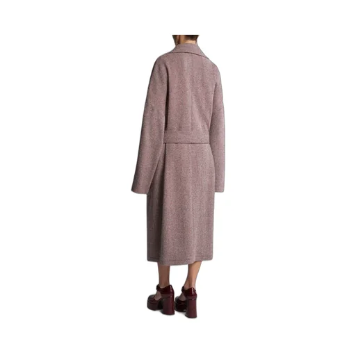 Belted Drop Shoulder Coat