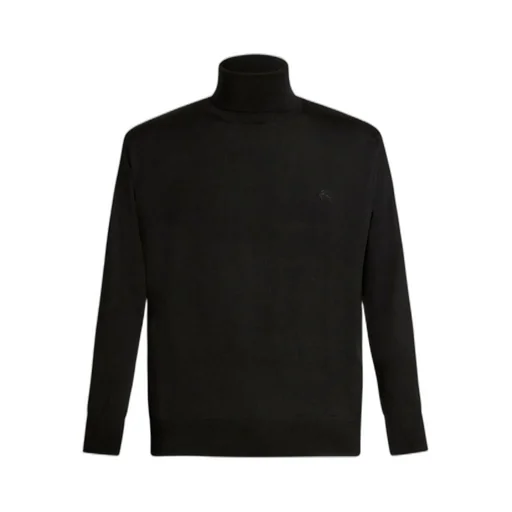 Pegaso Embroidered Turtleneck Jumper