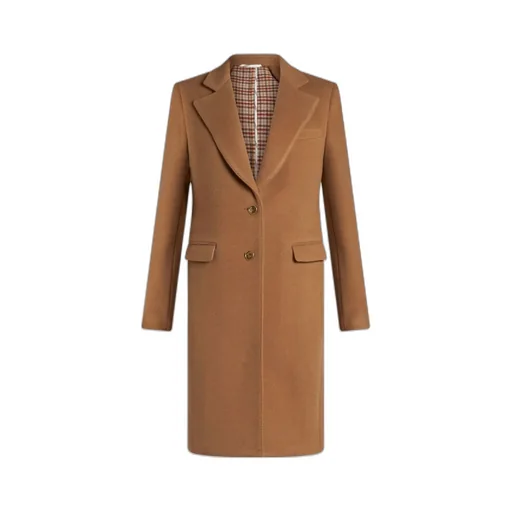 Logo-Engraved Buttons Coat