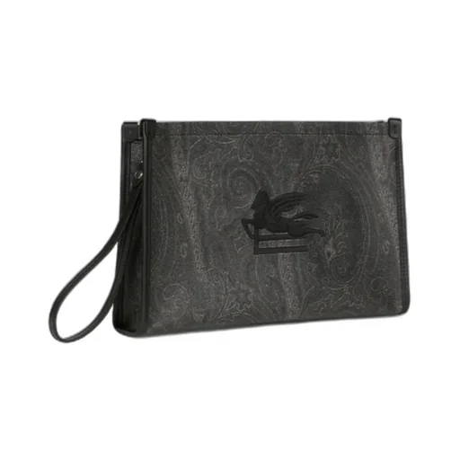 Pegaso Detail Large Paisley Pouch