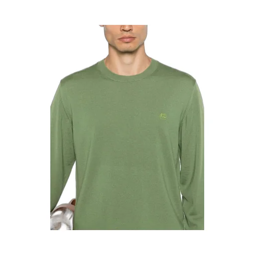 Pegaso Embroidered Crewneck Jumper